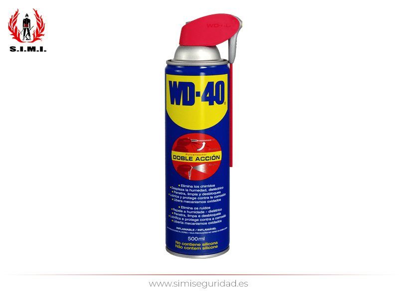 Spray multiusos WD40 500 ml doble acción - Simi Seguridad